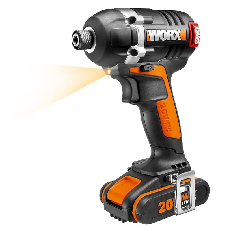 Винтоверт WORX WX292 20V 175Нм бесщеточный аккумуляторный — детальное фото